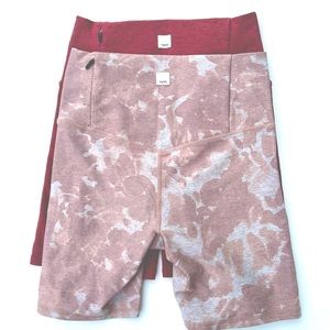 VUORI . 2 PAIRS! Clean Elevation Shorts. Size XS. Dogwood and Rose Heather.